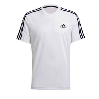 Camiseta Adidas AEROREADY DESIGNED TO MOVE SPORT Hombre blanco