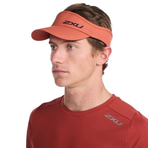 Visera 2XU Run Naranja Con Negro Unisex naranja