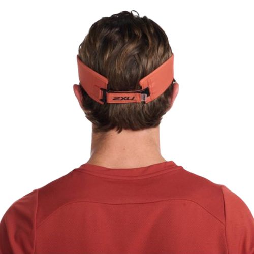 Visera 2XU Run Naranja Con Negro Unisex naranja