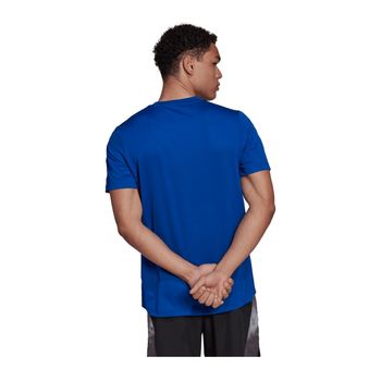 camiseta adidas 3 aeroready designed to move sport hombre azul
