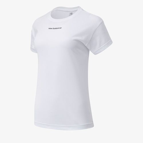 Camiseta new balance relentless crew mujer blanco