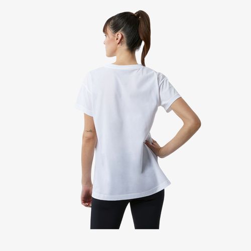 Camiseta new balance relentless crew mujer blanco