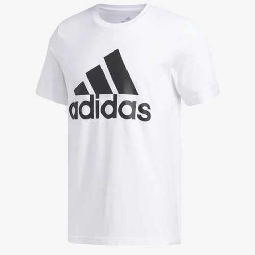 Camiseta adidas badge of sport basic hombre blanco