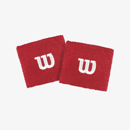 Muñequeras Wilson rojo