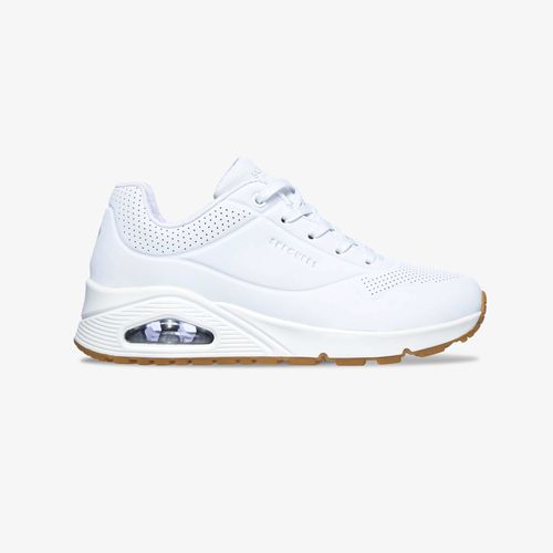 Tenis skechers uno-stand on air mujer blanco