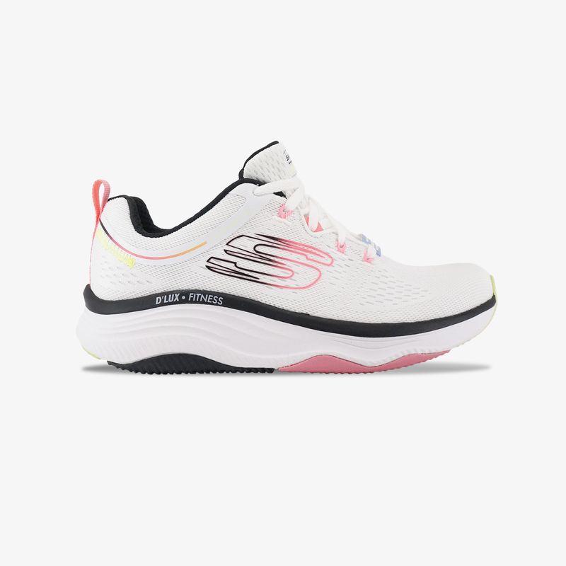 Tenis skechers shop mujer blancos