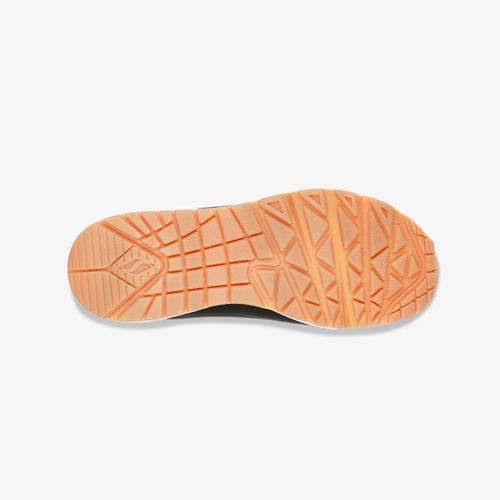 Tenis skechers uno stand on air mujer negro-blanco