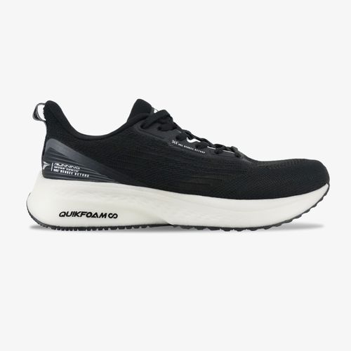 Tenis 361° cushioning running qu!kfoam hombre negro-blanco