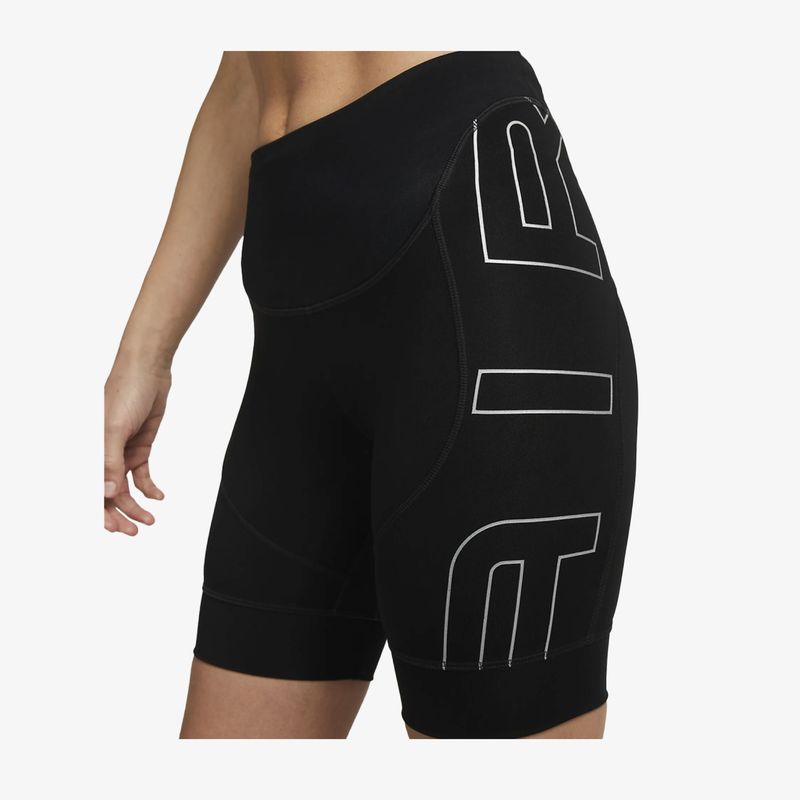 Licra Corta ciclismo Nike Mujer Negro-Estampado