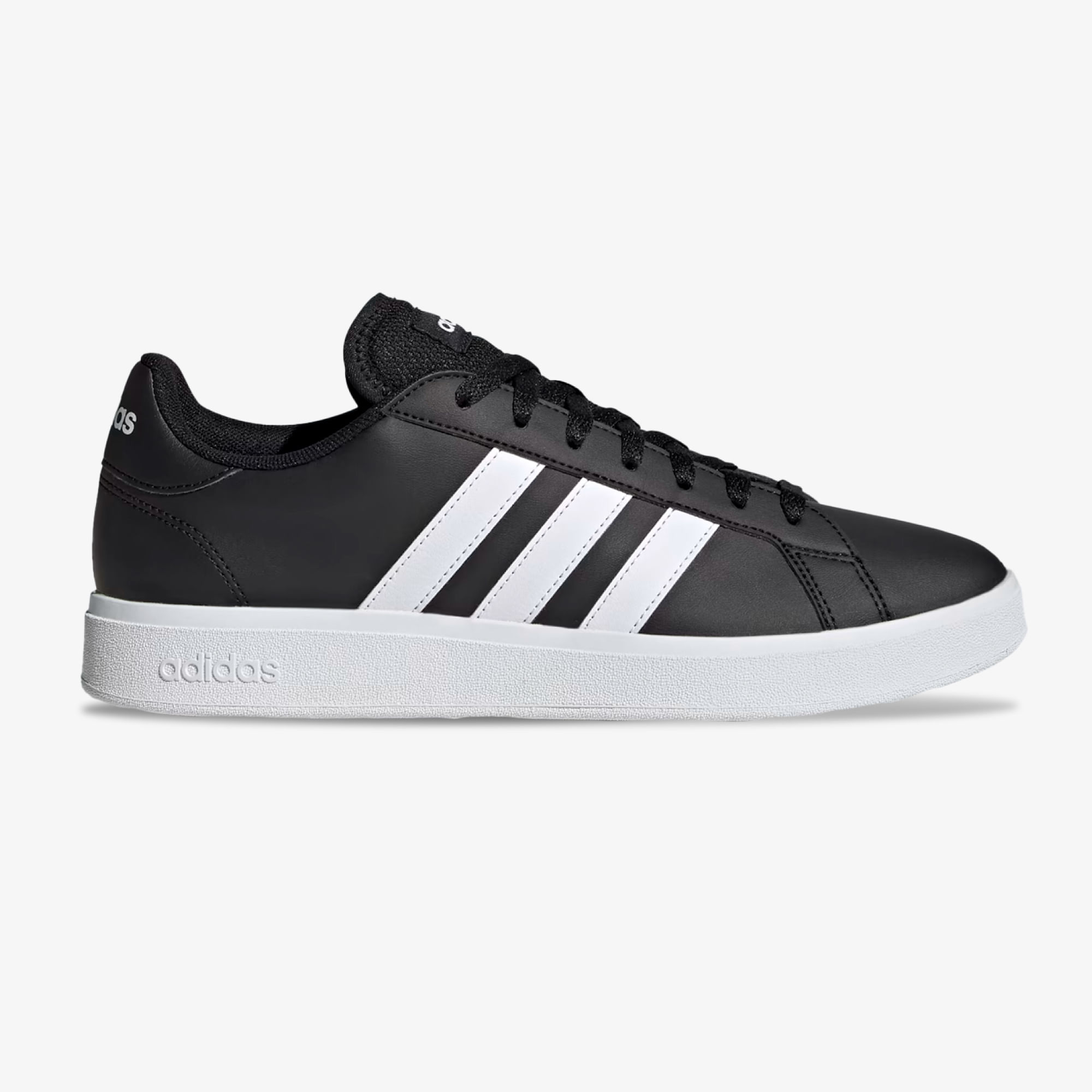 Tenis Adidas Grant Court Bas Hombre Negro Blanco