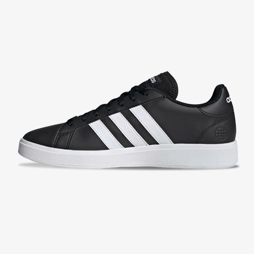 Tenis Adidas Grant Court Bas Hombre Negro Blanco