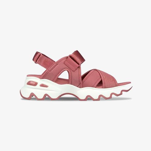 sandalias skechers big lug mujer rosado blanco