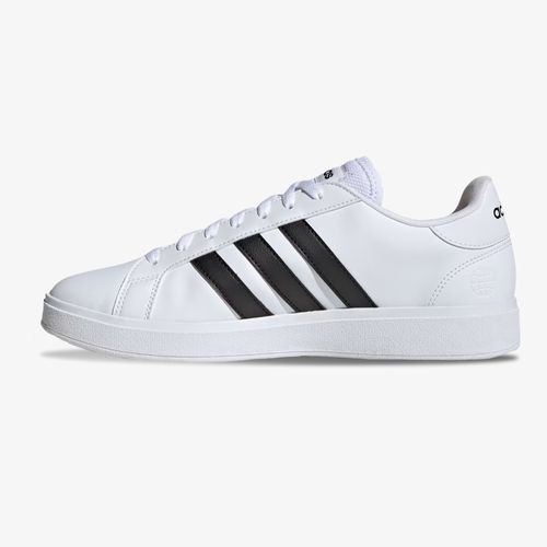 Tenis Adidas Court Base Hombre Blanco Negro
