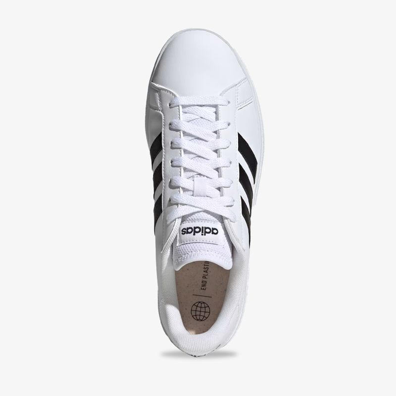 Adidas blancos discount con negro hombre