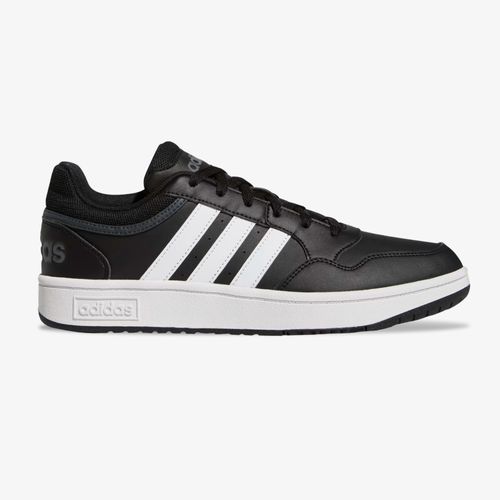 Tenis Adidas Hoops 3.0 Hombre Negro Blanco