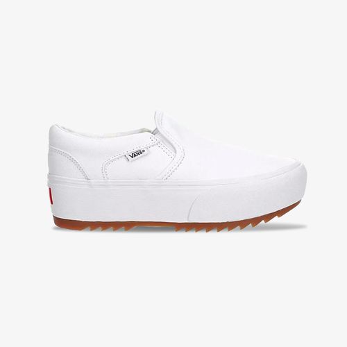 Tenis Vans Asher Plataform Mujer Blanco