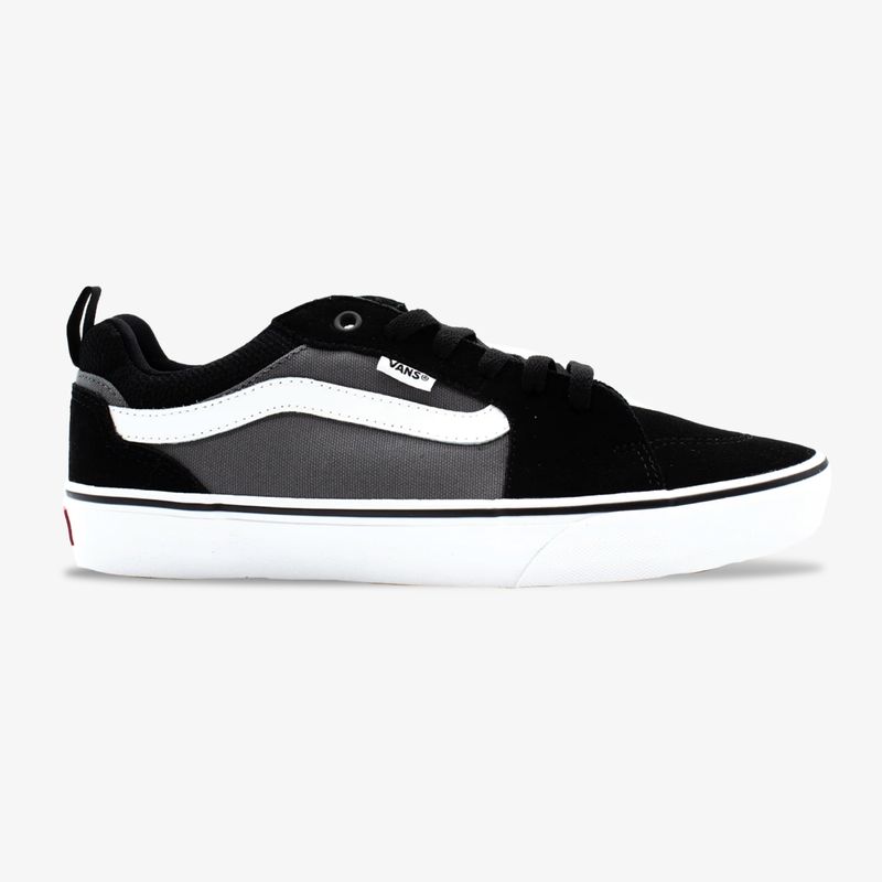 Vans gris shop con negro