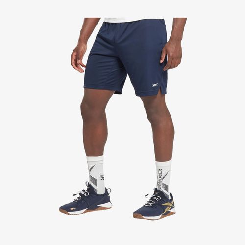Pantaloneta reebok workout ready hombre azul