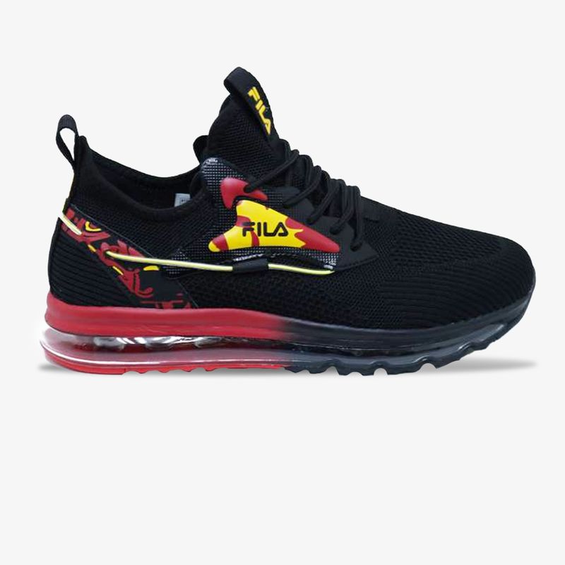 Zapatos fila shop hombre negro 2018