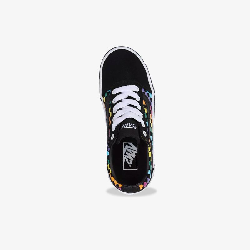 Tenis vans ward online color negro para mujer