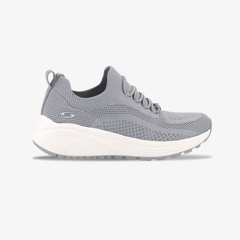 Skechers bobs shop squad mujer gris