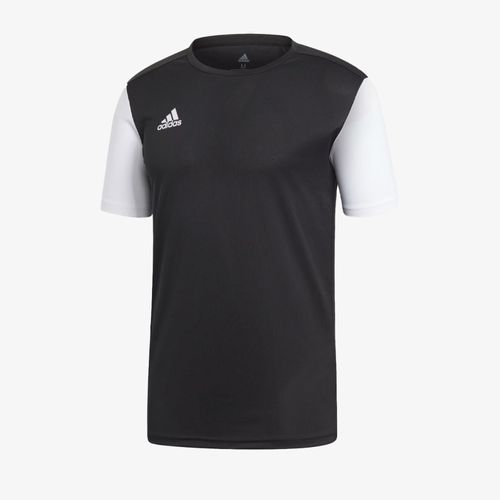 Camiseta Adidas Estro soccer Hombre Negro Blanco