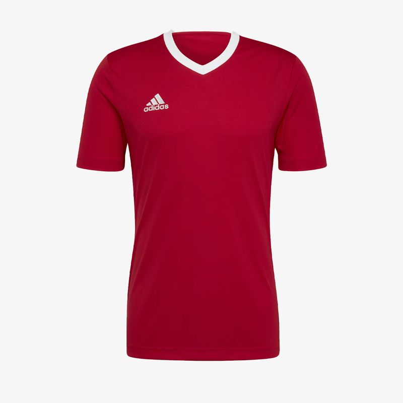 Camiseta fashion adidas blanca y roja