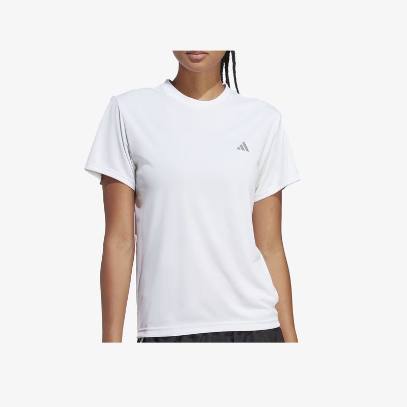 Camiseta Adidas Run it Training Mujer Blanco