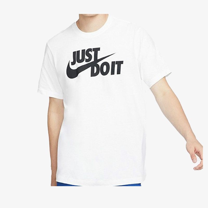 Camiseta Nike M Nsw Tee Just Do It Swoosh Hombre Blanco