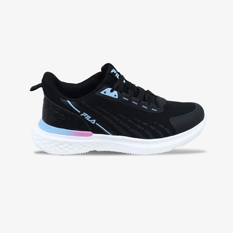 Tenis fila outlet para mujer negro