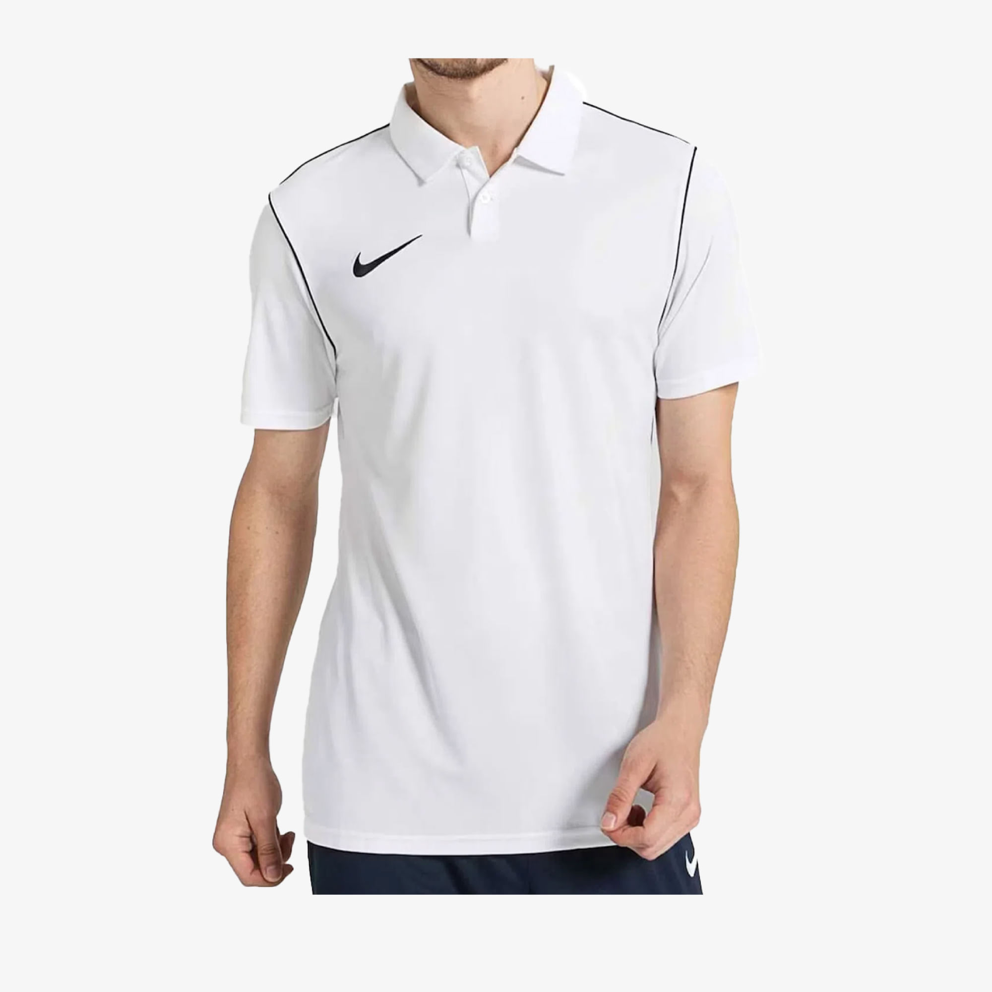 Polo Nike Dri fit Hombre Blanco