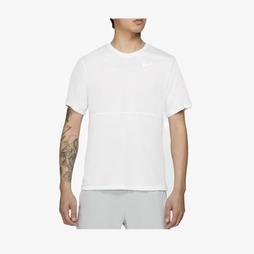 Camiseta Nike Run Top Hombre Blanco