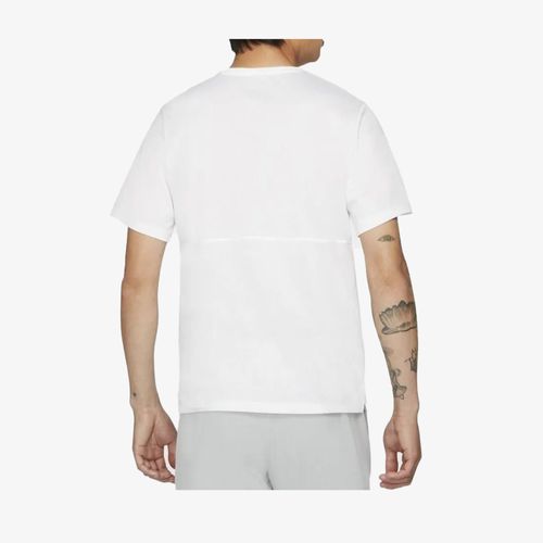 Camiseta Nike Run Top Hombre Blanco