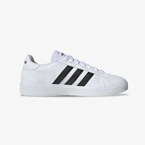 Tenis Adidas Grand Court Mujer Blanco Negro