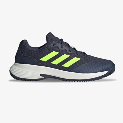 Tenis Adidas Game Court Hombre Azul Verde