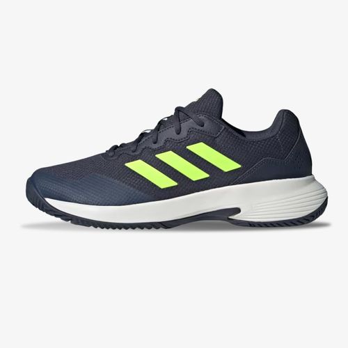 Tenis Adidas Game Court Hombre Azul Verde