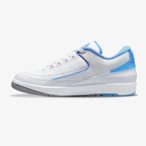 Tenis Nike Air Jordan 2 Retro Low Hombre Blanco Azul