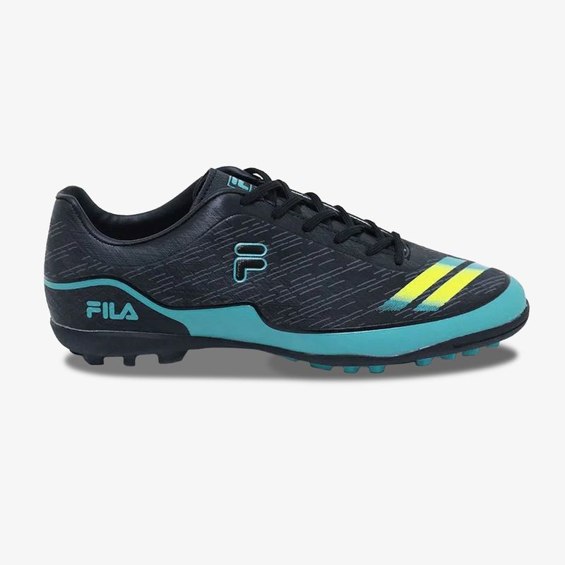 Zapatos fila outlet hombre negro amarillos