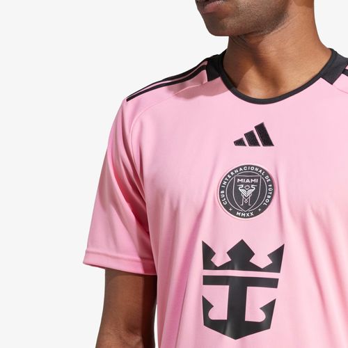 Camiseta Adidas Local Miami Cf Messi Hombre Rosado Negro