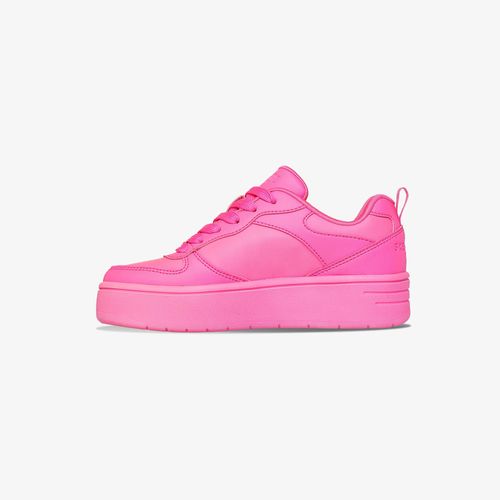 Tenis Skechers Court Hight Color Zone Niña Fucsia