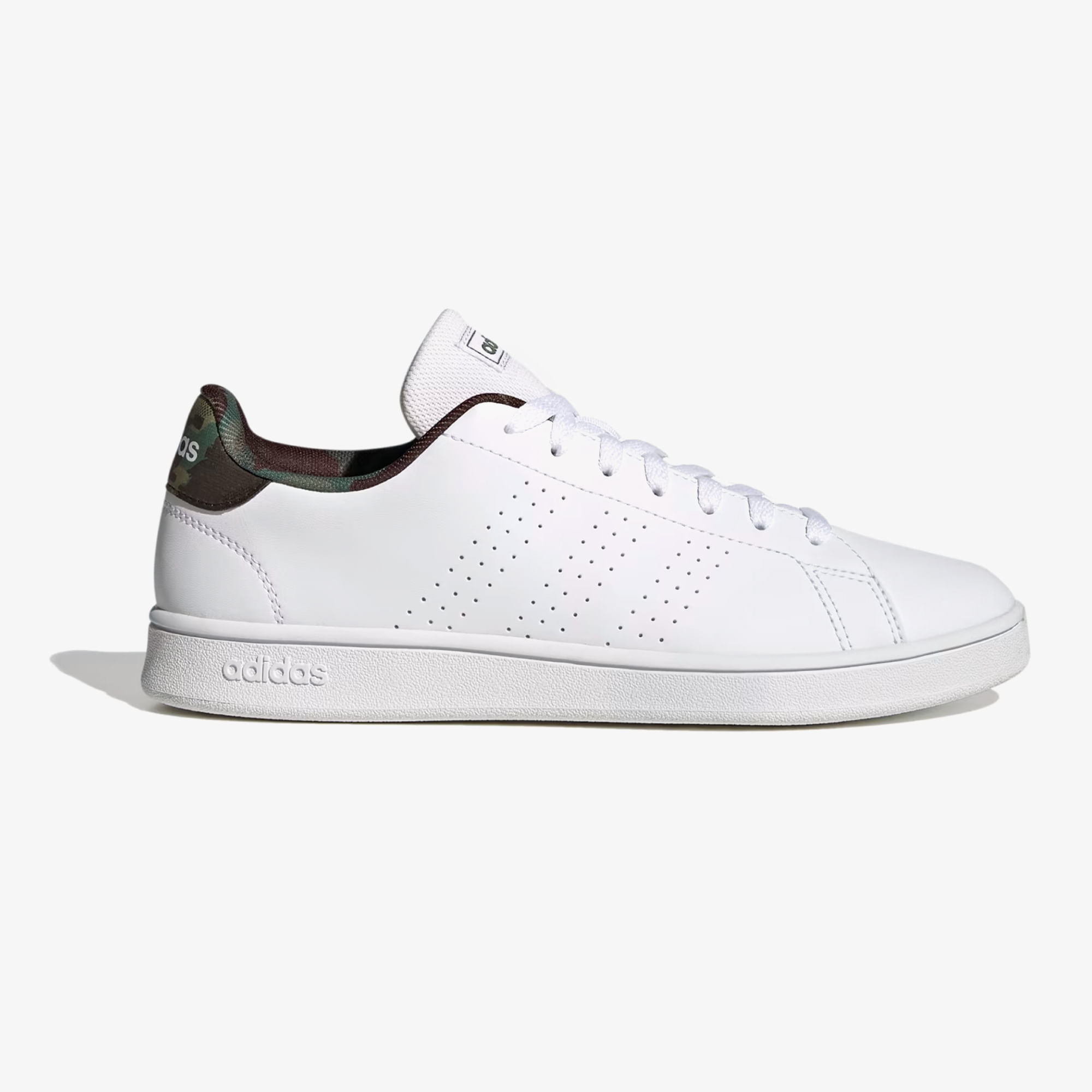 Tenis Adidas Advantage Base Unisex Blanco Verde