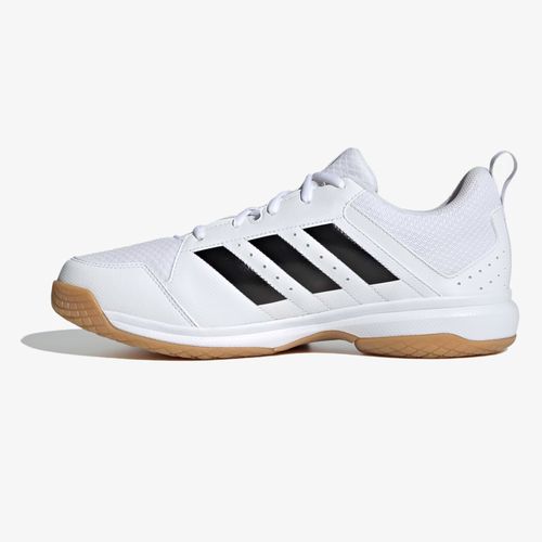 Tenis Adidas Indoor Ligra 7 Hombre Blanco Negro