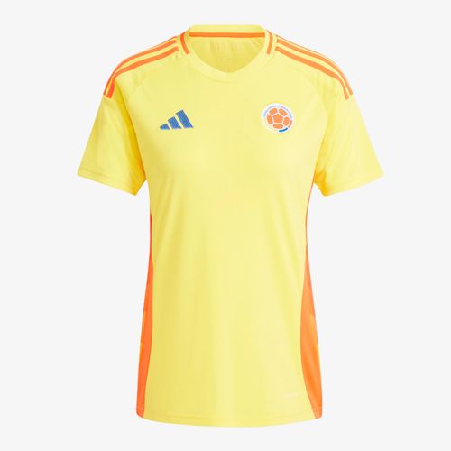 Camiseta Adidas Colombia Local 2024 Mujer Amarillo Naranja