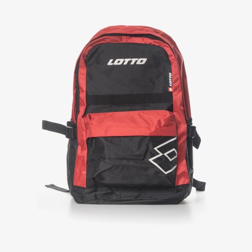 Morral Lotto Unisex Rojo Negro Talla Unica