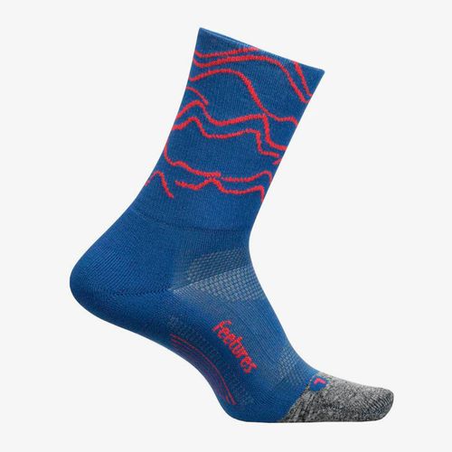 Medias Feetures Unisex Azul Rojo