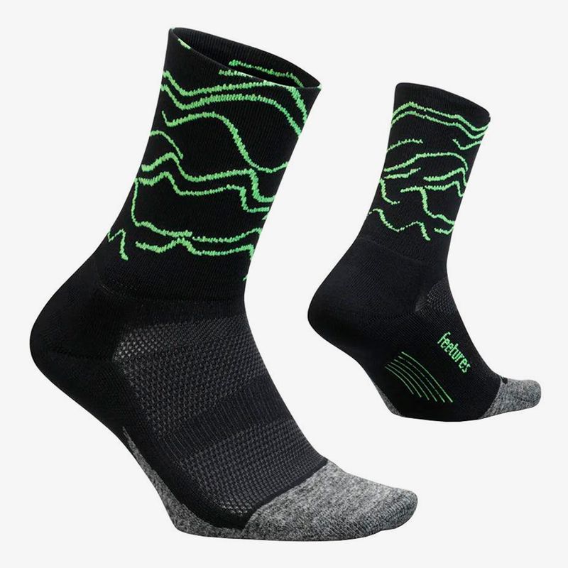 E955588-Medias-Feetures-Unisex-Negro-Verde-2