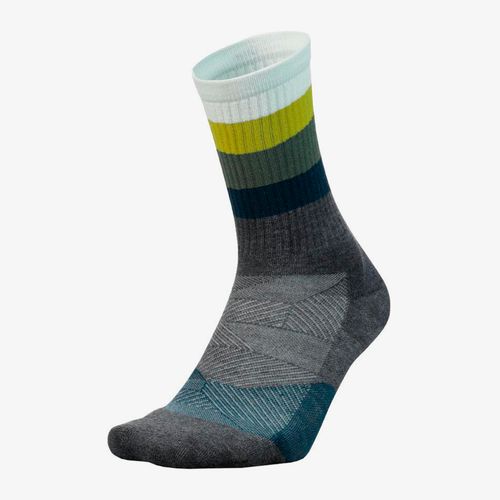 Medias Feetures Unisex Gris Blanco Amarillo
