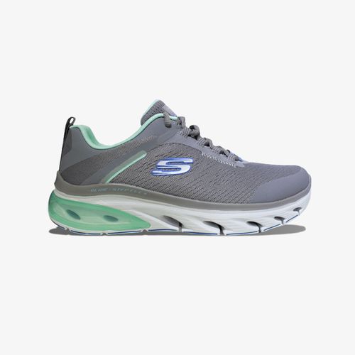 Tenis Skechers Glide-Step Flex Air Mujer Gris Verde