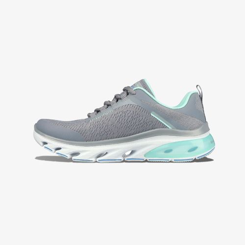Tenis Skechers Glide-Step Flex Air Mujer Gris Verde