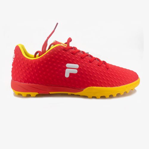 Guayos Sinteticos Fila Clonner Hombre Rojo Amarillo
